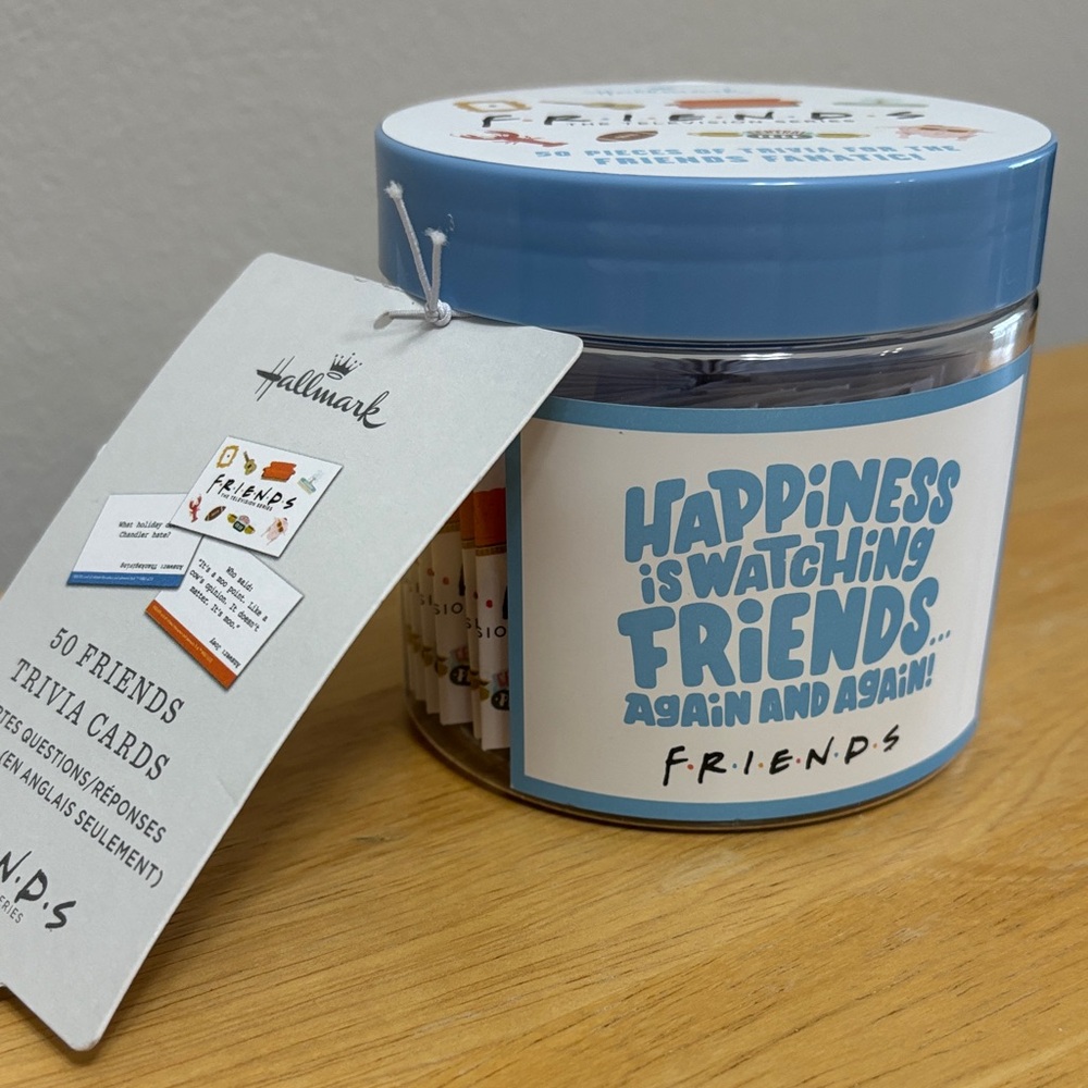 Friends Trivia Card Set NWT